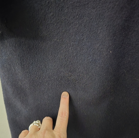 Kuppenheimer Men’s Peacoat Cashmere Blend Navy Blue England Quiet Luxury *read* - Picture 6 of 14